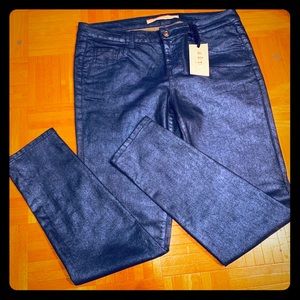 Standards & Practice Metallic Blue Jegging Size 16